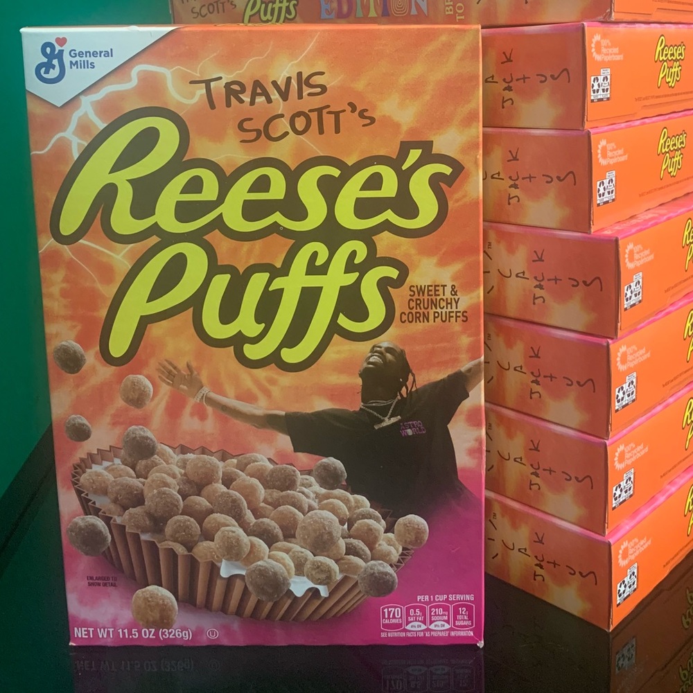 Travis Scott Reese’s Puffs (RARE) - Picture 3 of 3
